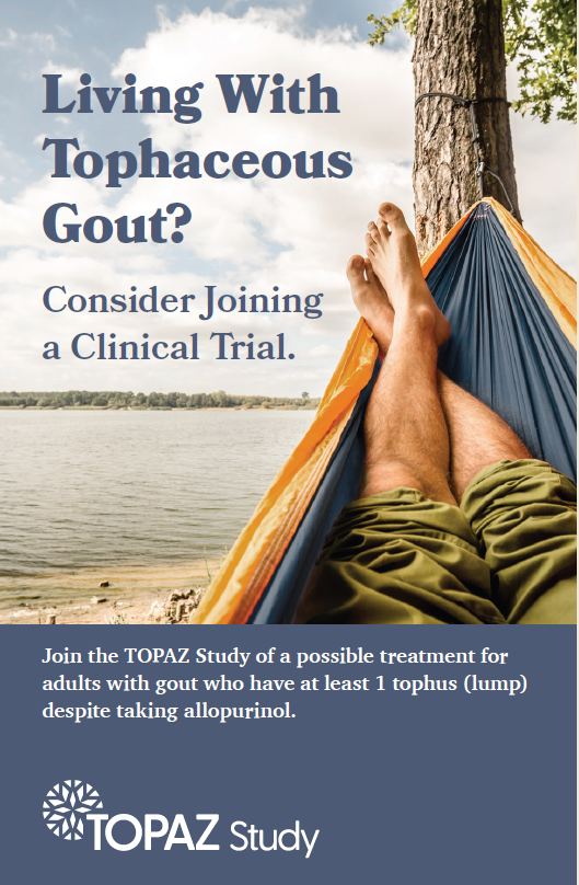 Tophaceous Gout Study Flyer